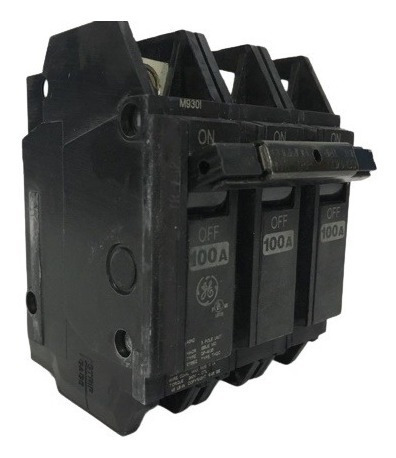 Breaker Tqc 3 Polos 100a General Electric Superficial