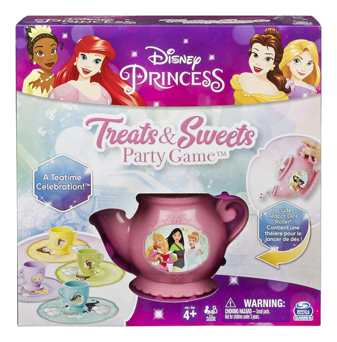 Juego De Mesa Disney Princess Treats & Sweets Party, Para Ni