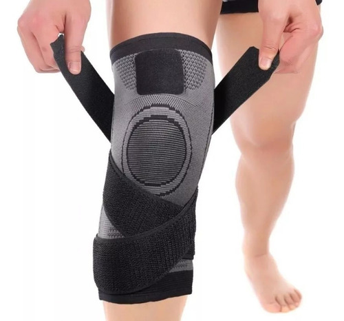 Joelheira De Compressão Esportiva Proteção Ajustável Fitness