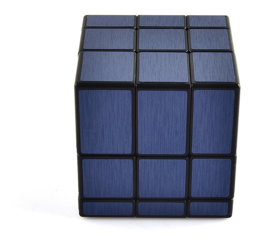 Cubo Rubik Qiyi 3x3 Mirror Azul Magic Cube Wiredrawing