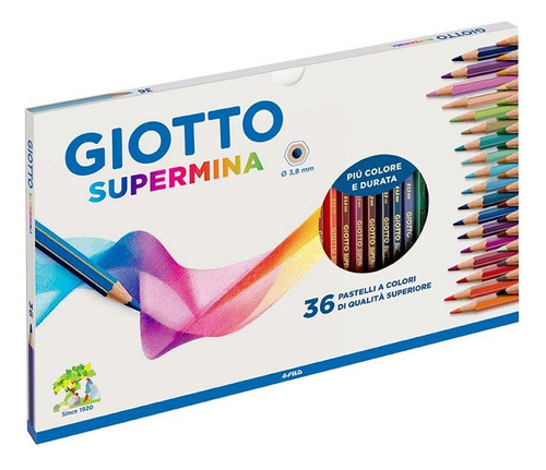 Giotto Supermina Lapices De Color 36 Unidades