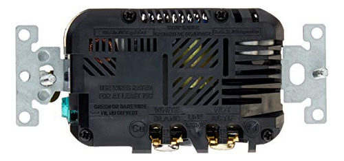 Cargador Usb Leviton T5832-hgw De 20 Amperios Para Uso Hospi