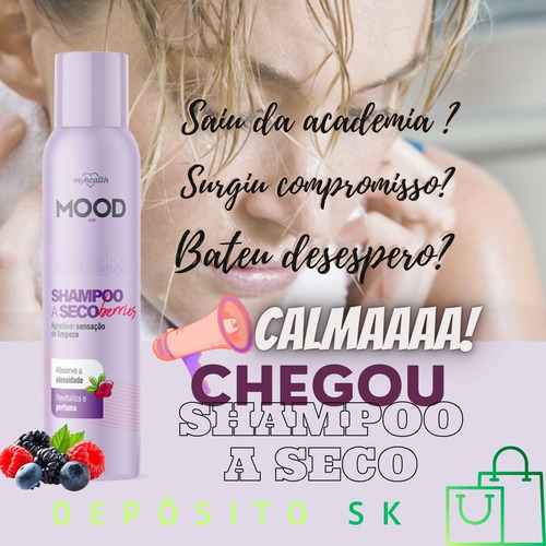 Kit 6 Shampoo A Seco Berries 150ml Mood Care My Health