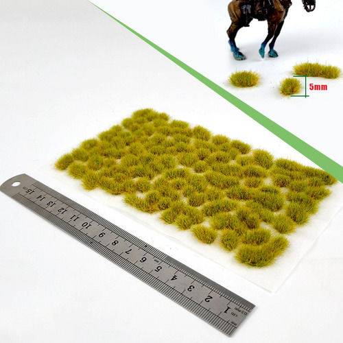 2 Set Cluster Grass Para Arquitectura Dioramas Paisaje Diy