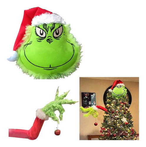 Grinch Christmas Tree Geek Peluche Ladrón De Navad