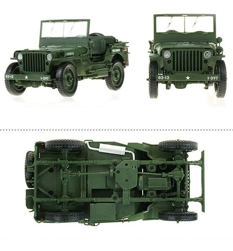 Jeep Willys 1945 Escala 1/18 Colecionador Frete Gratuito