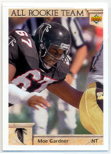 1992 Upper Deck #43 Moe Gardner Ar Halcones De Atlanta