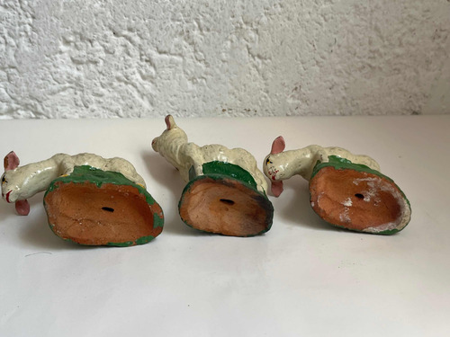 Figuras Antiguas Borregos Nacimiento (Usado)