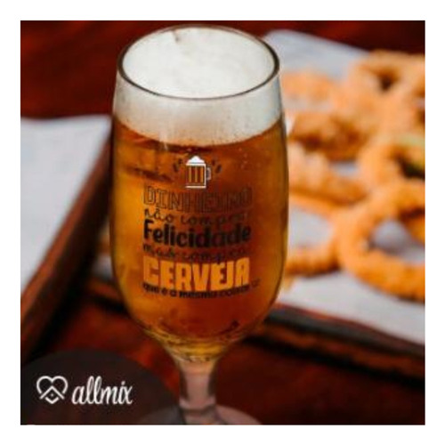 Taça De Cerveja Divertida Taça Floripa Com Frases Engraçadas Cor Translúcido