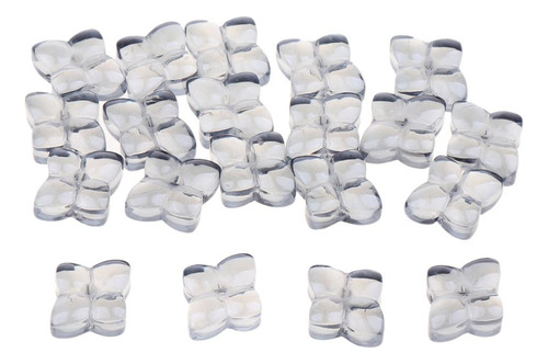 20pcs Mariposa Checa De Suelto Sacper Para Joyería De Azul