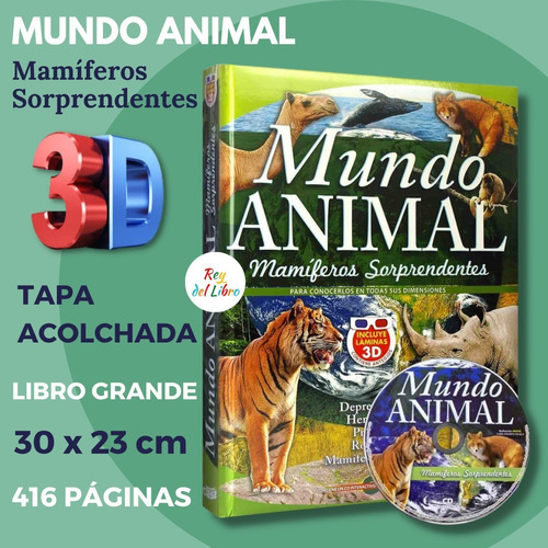 Libro Mundo Animal Mamferos Sorprendentes Anteojos 3iuy