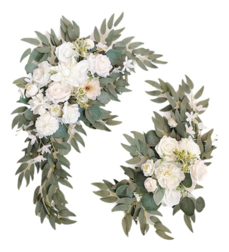 2 Unidades Boda Arco Flores, Arreglos Florales Artificiales,