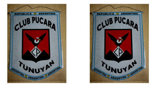 Banderin Mediano 27cm Club Pucara Tunuyan