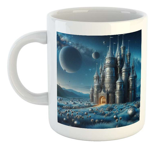 Taza Ceramica Castillo Hojalata En Planeta Espacio