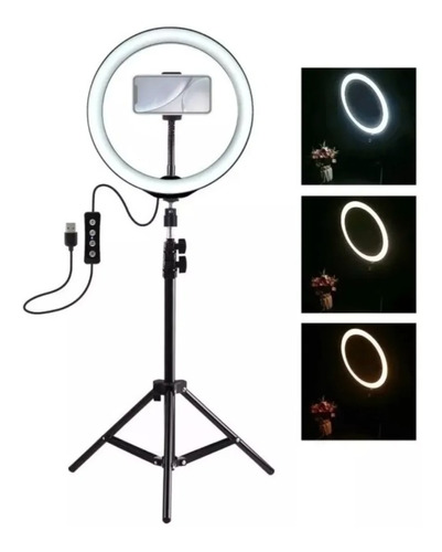 Lampara Aro Luz Led Profesional 12 Pulgadas Video Tik Tok