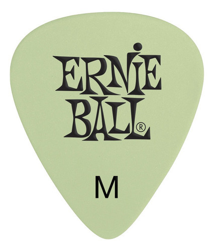 12 Plumillas Ernie Ball Super Glow Medium 9225 Color Fosforescentes