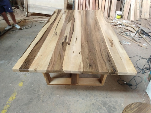 Base De Mesa Madera Maciza 80cmx160cm Guayubira - Petiribi