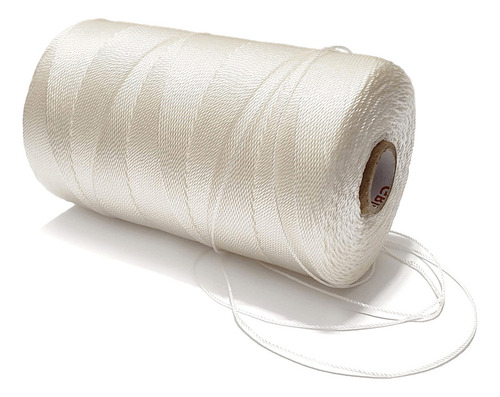 Fio Torcido Cordonel Nylon Grilon 210/012 Branco 200g -9un
