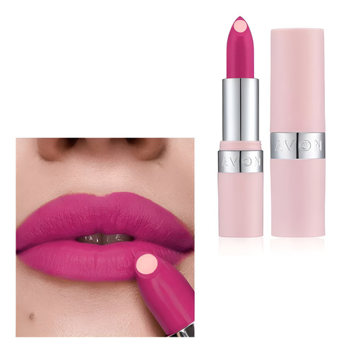 Avon Hydramatic Labial Mate Con Acido Hialuronico Tati Color Magenta