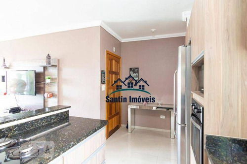 Cobertura Com 3 Dormitórios À Venda, 140 M² Por R$ 580.000,00 - Vila Marina - Santo André/sp - Co0657