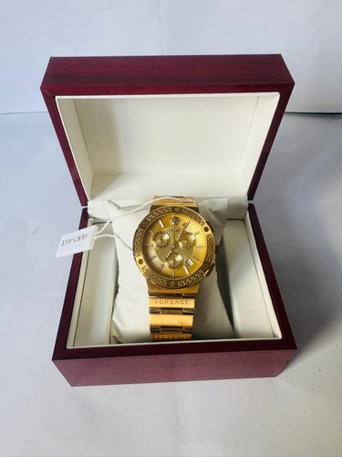 Reloj Pulsera Versace Dorado Dorado Acero Dorado Dorado (Usado)