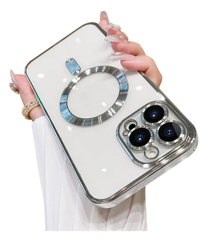 Funda Para iPhone 15 Pro Absorción Magnética Galvanoplastia