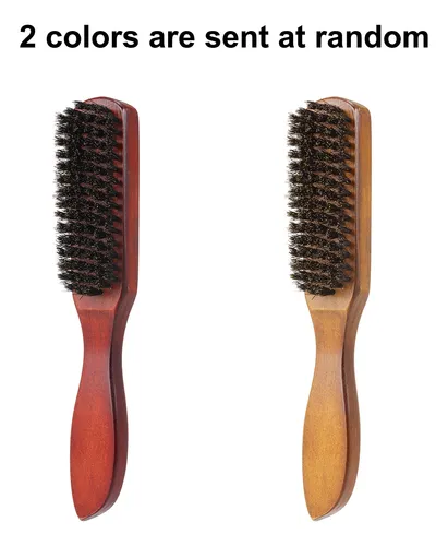 Peine Para Cabello Fino Con Cepillo De Madera Para Masaje Y