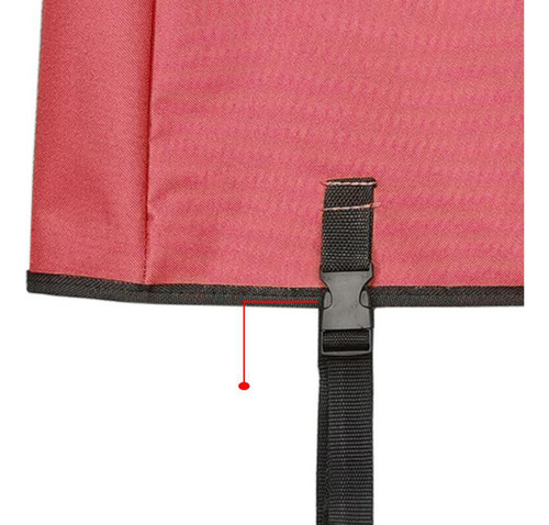 Cubierta De Carro Plegable, Cubierta De Jardín Con Rojo