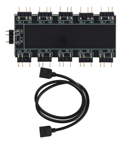 Cable De Extensión De Ventilador Rgb Para Placa Base Mod De