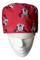 Comprar Gorro Quirúrgico Antifluido Doble Faz Minnie Rojo