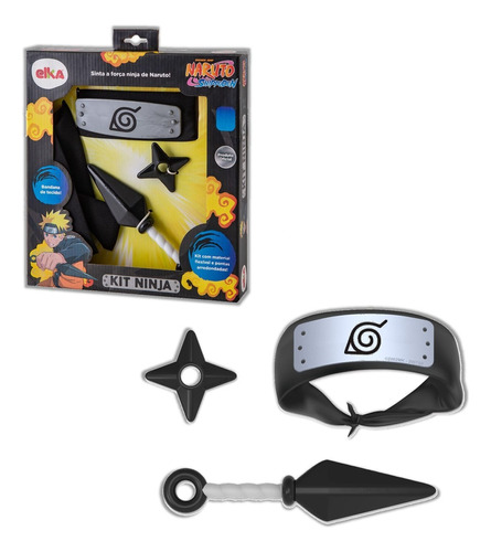 Kit Ninja Naruto Shippuden Set Accesorios Infantil Original
