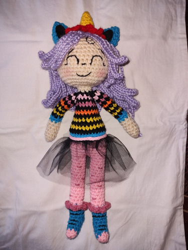 Muñeca Unicornia!!! Tejido Amigurumi Crochet Libro