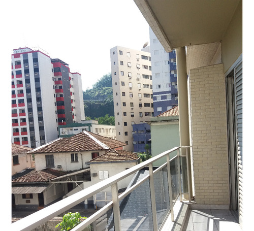 Vendo Apto. Mobiliado Praia Do Itararé, Prédio De Frente Para A Praia 2 Quartos(+1) - Ótima Localização