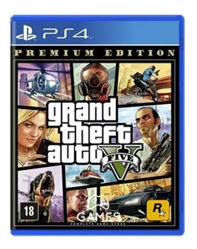 Grand Theft Auto V Premium Edition - Gta 5 Ps4 - Português