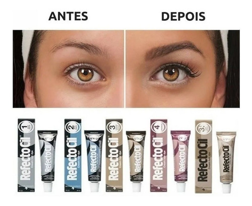 Tinta Sobrancelhas Refectocil Castanho Natural N° 3 15ml