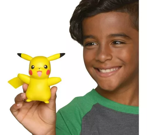 Boneco Pokémon Meu Parceiro Pikachu Com Som e Luz Wicked Cool Toys