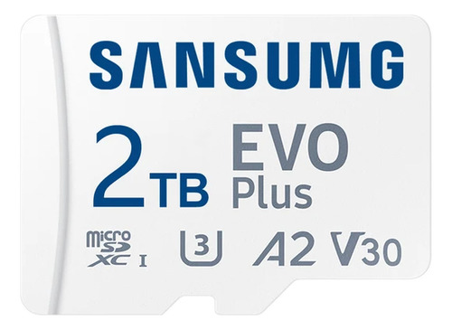 Cartão Sd Memoria Sansumg Plus 2tb Class 10 V30 + Adaptador