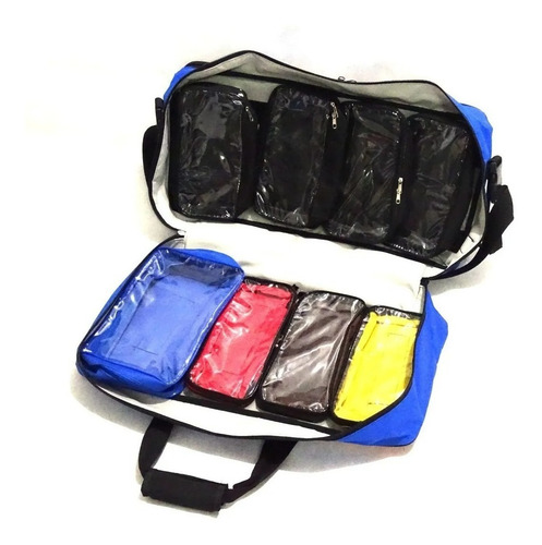 Bolsa Para Resgate M Cor Azul Desenho Do Tecido Bolsa M