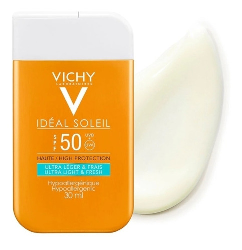 Bloqueador Ideal Soleil Spf 50 Pocket 30ml Ultra Light Vichy