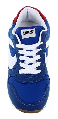 Imagen 2 de 6 de Panam Tenis Casual Azul Con Blanco Y Rojo Para Hombre 79132