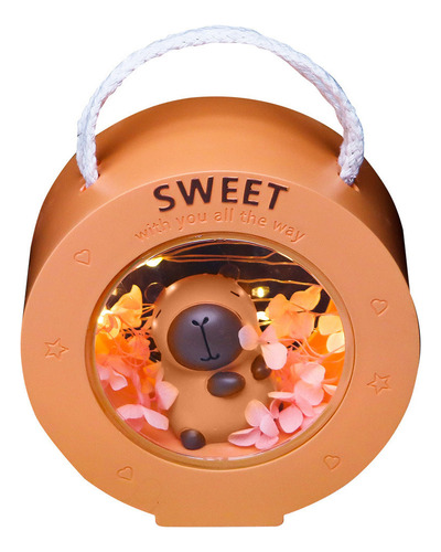 Mt Pequeña Luz Nocturna Capibara,un Regalo Para Las Damas