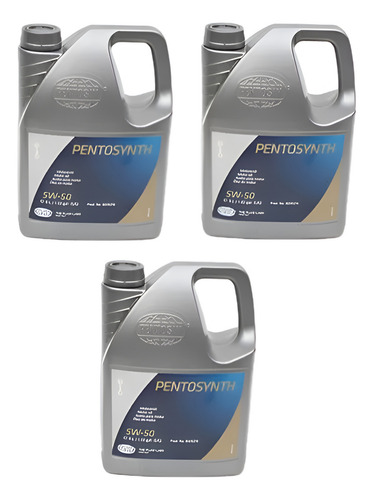 15 Litros Aceite De Motor 100% Sintetico Pentosin 5w-50
