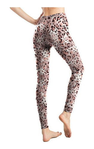 Leggins Con Estampado De Leopardo