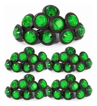 Comprar Redonda Camión Lateral Led Luz Indicadora Verde 50pzs 12v N