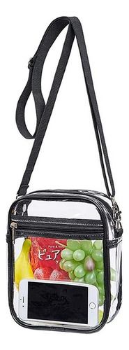 Bolso Crossbody Mujer Pvc Transparente Impermeable