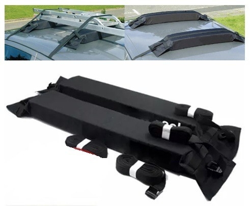 Imagen 3 de 7 de Barras Porta Equipaje Auto Kayak Tabla Surf Tela Soft Rack