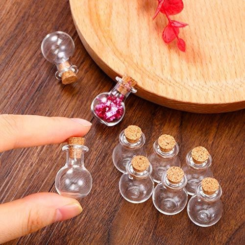 Mini Botellas De Vidrio (vacias) Para Artesanias Pack De 50
