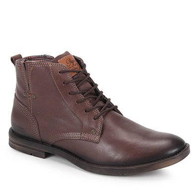 Bota Casual Masculina Pegada - Castanho