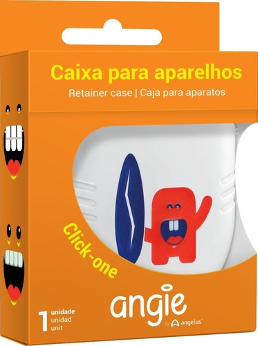 Caixa Para Guardar Aparelho Ortodôntico Removível Angie ®