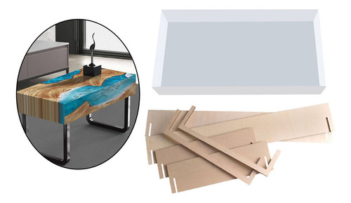 A Molde Grande De Mesa De Resina De Silicone, Molde